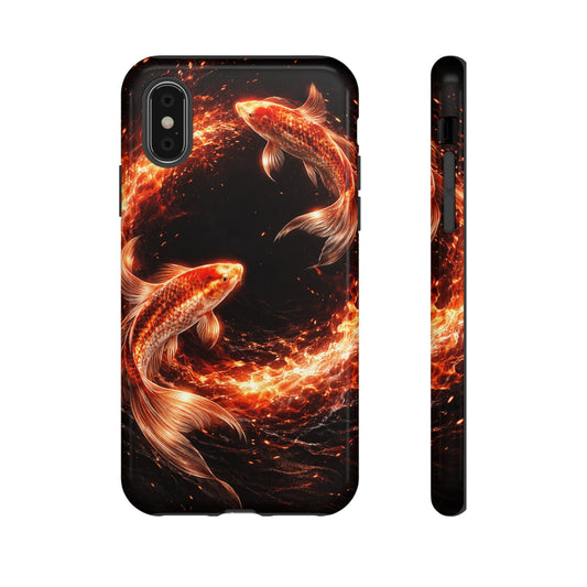 Fire Koi • Apple iPhone X • MagSafe® Tough Case