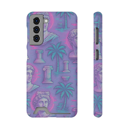 Pillars and Palms • Samsung Galaxy S21 • MagSafe® Tough Case with Card Holder