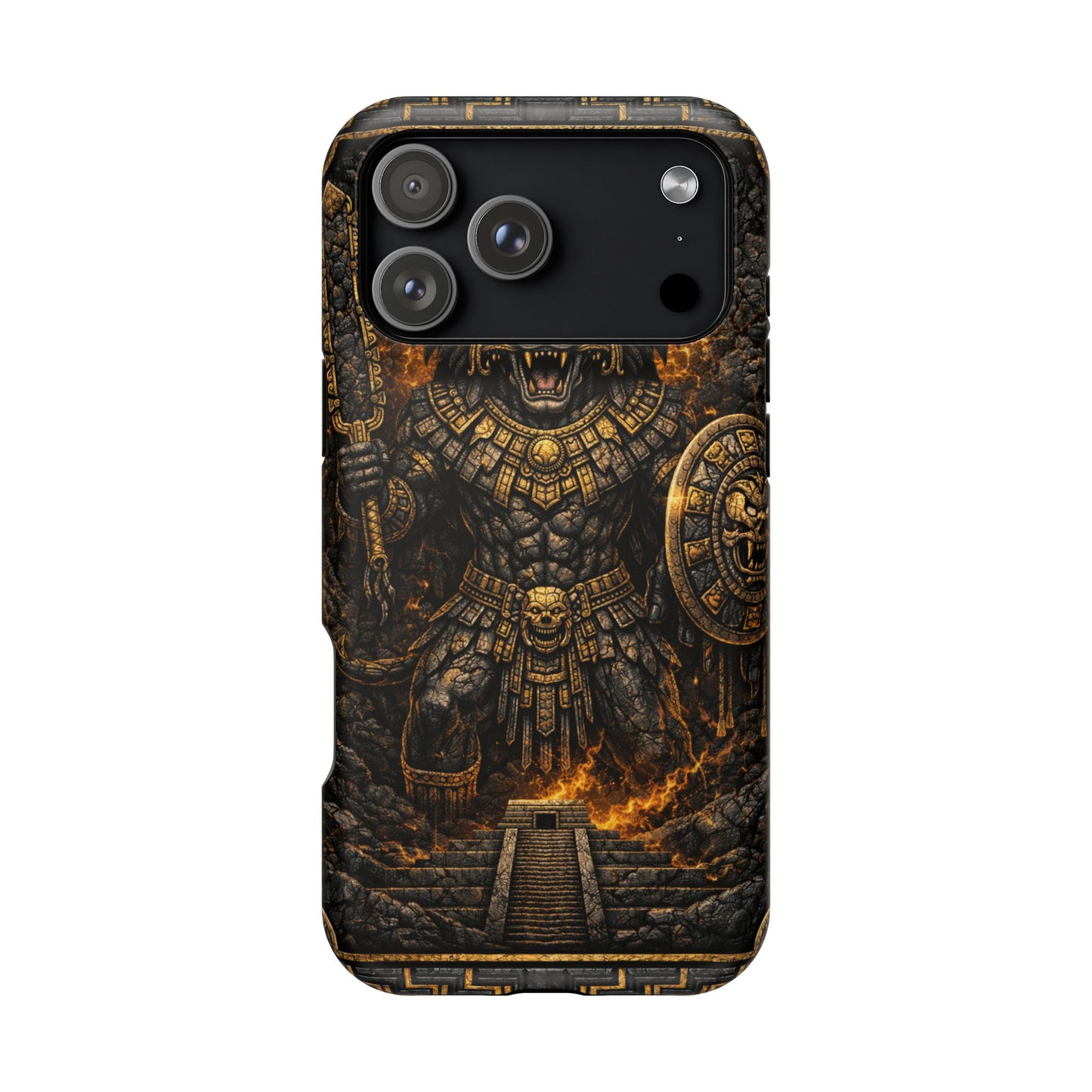 Ocelotl • Jaguar Ascendancy • Empire of the Fifth Sun™ • Apple iPhone 17 Pro • MagSafe Tough Case