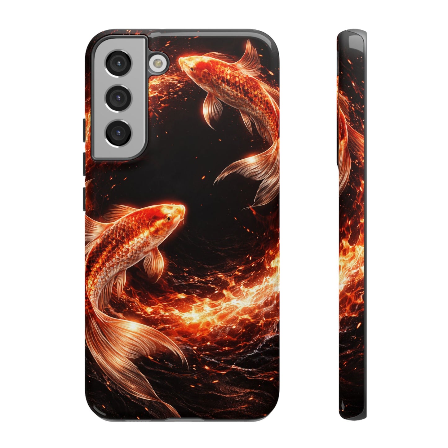 Fire Koi • Samsung Galaxy S22 • Tough Case • Wireless Friendly