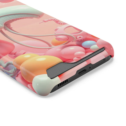 Alien Trinkets • Samsung Galaxy S22 • Tough Case with Card Holder • Wireless Friendly