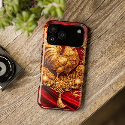 Rooster • Lunar Armor • Imperial Banner • Apple iPhone 17 Pro • MagSafe Tough Case