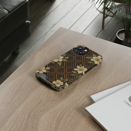 Velvet Bloom • Apple iPhone 13 • MagSafe® Tough Case with Card Holder