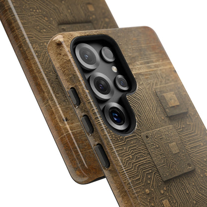 Sand Circuit • Samsung Galaxy S25 • MagSafe® Magnetic Tough Case