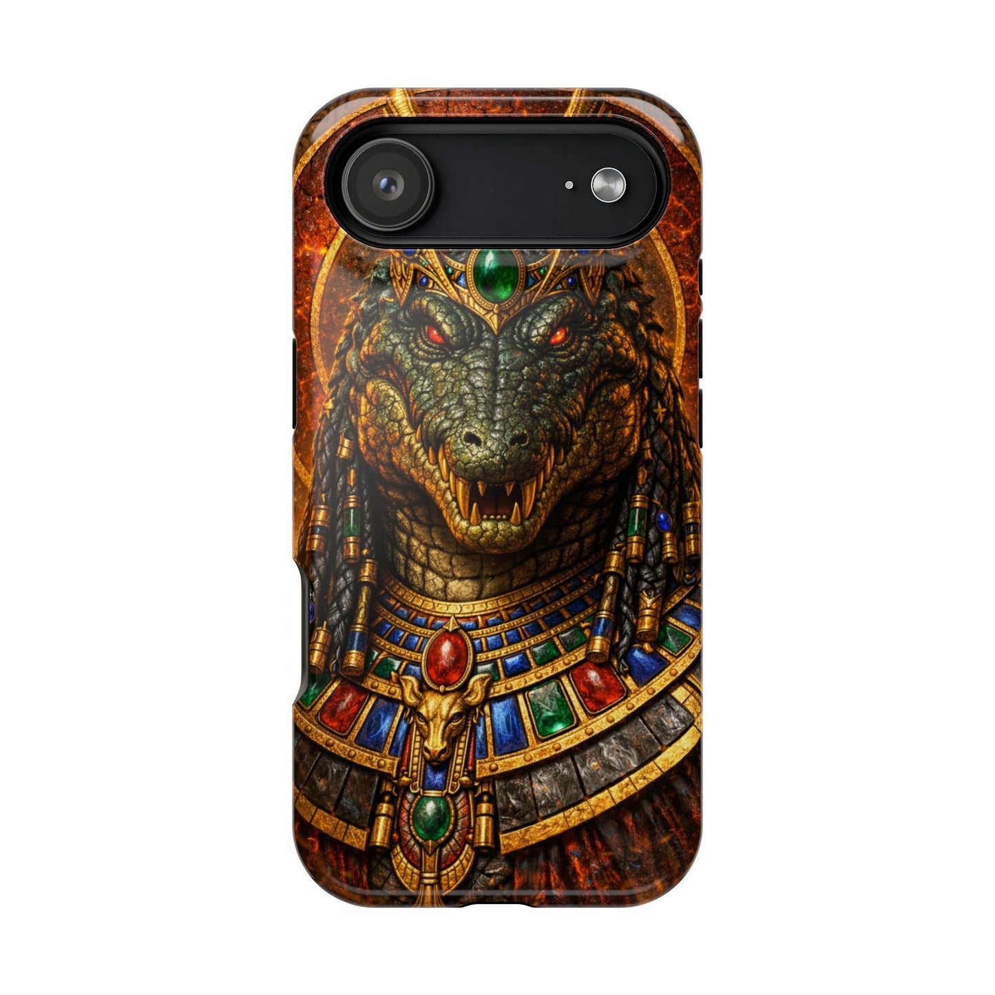 Sobek • Dominion • Egyptian Hieroglyphics™ Series • Apple iPhone 17 Pro • MagSafe® Tough Case