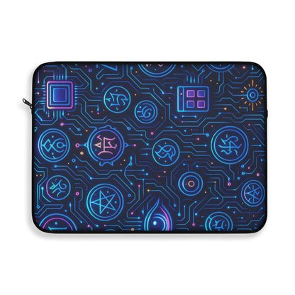 Cypher Glyphs • Single Zipper Laptop Sleeve