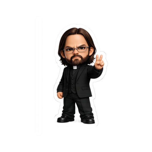 Brian Bible • Mood Militia™ Kiss Cut Sticker • Black Hat Pixels