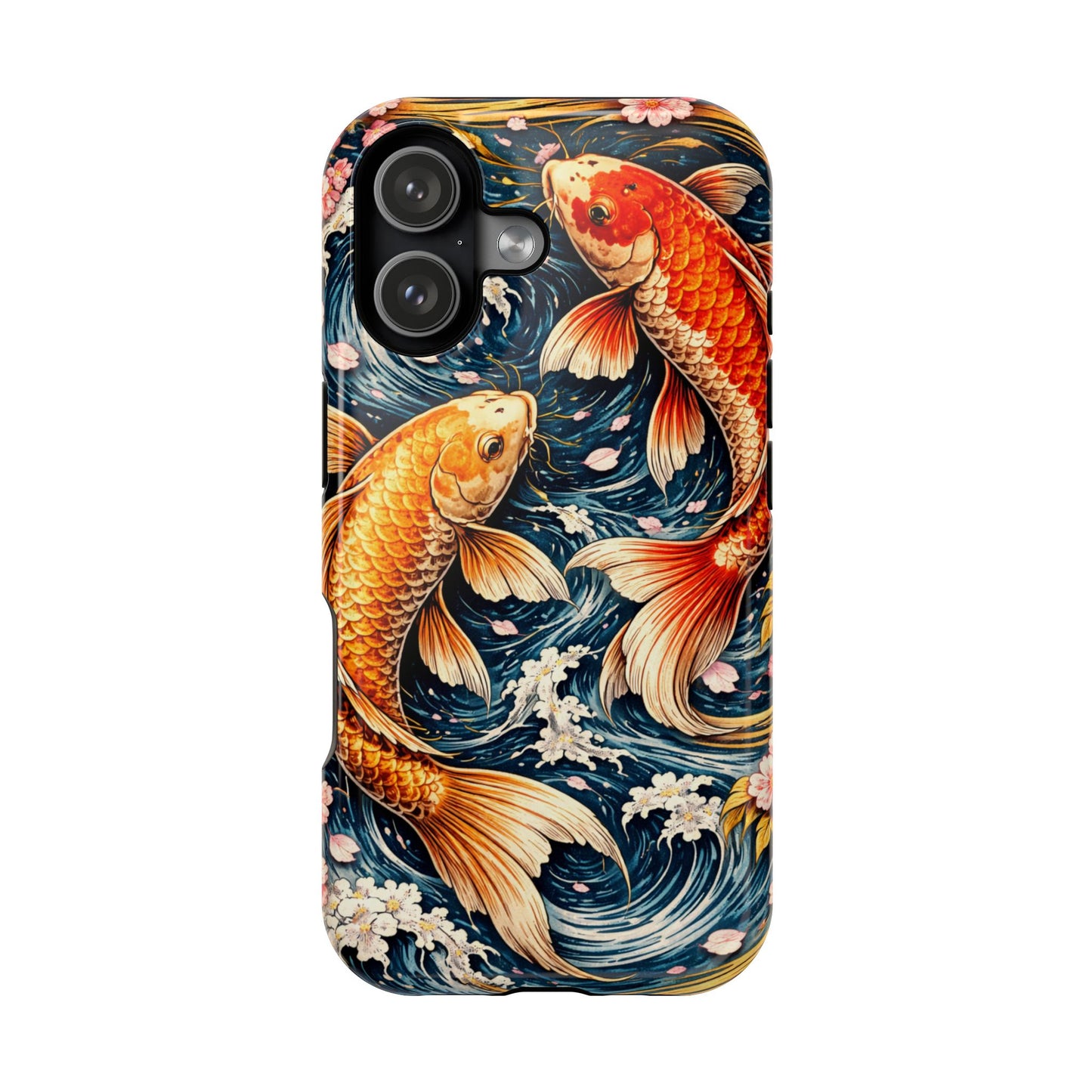Crimson Current – Bound Reflection • Obsidian Irezumi™ • Apple iPhone 17 Pro • MagSafe Tough Case