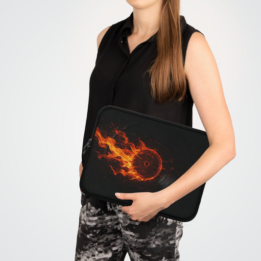 Vinyl Inferno • Dual Zipper Laptop Sleeve
