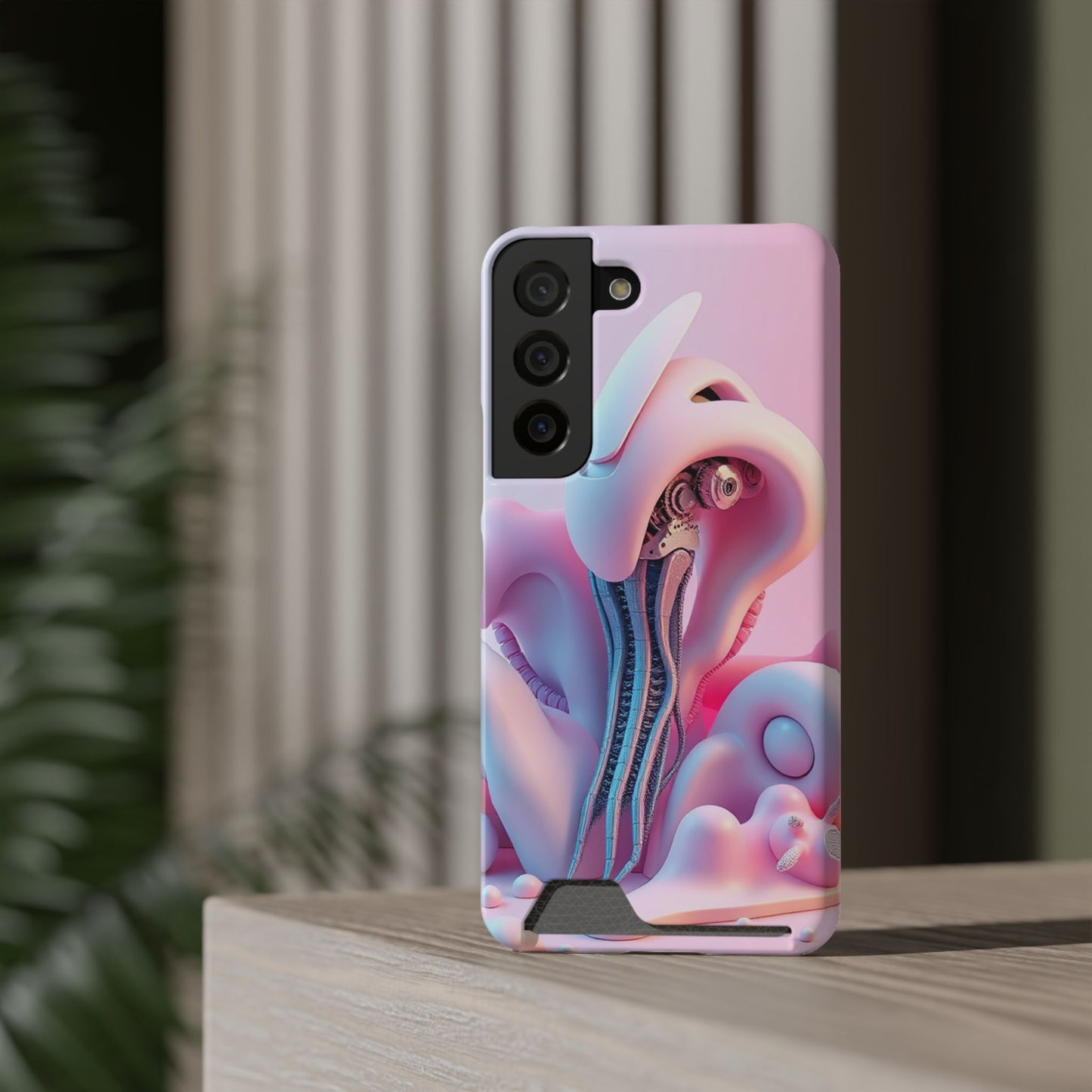 Droid Joy • Samsung Galaxy S22 • Tough Case with Card Holder • Wireless Friendly