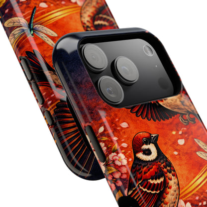 Quiet Witness – Fleeting Mercy • Obsidian Irezumi™ • Apple iPhone 17 Pro • MagSafe Tough Case