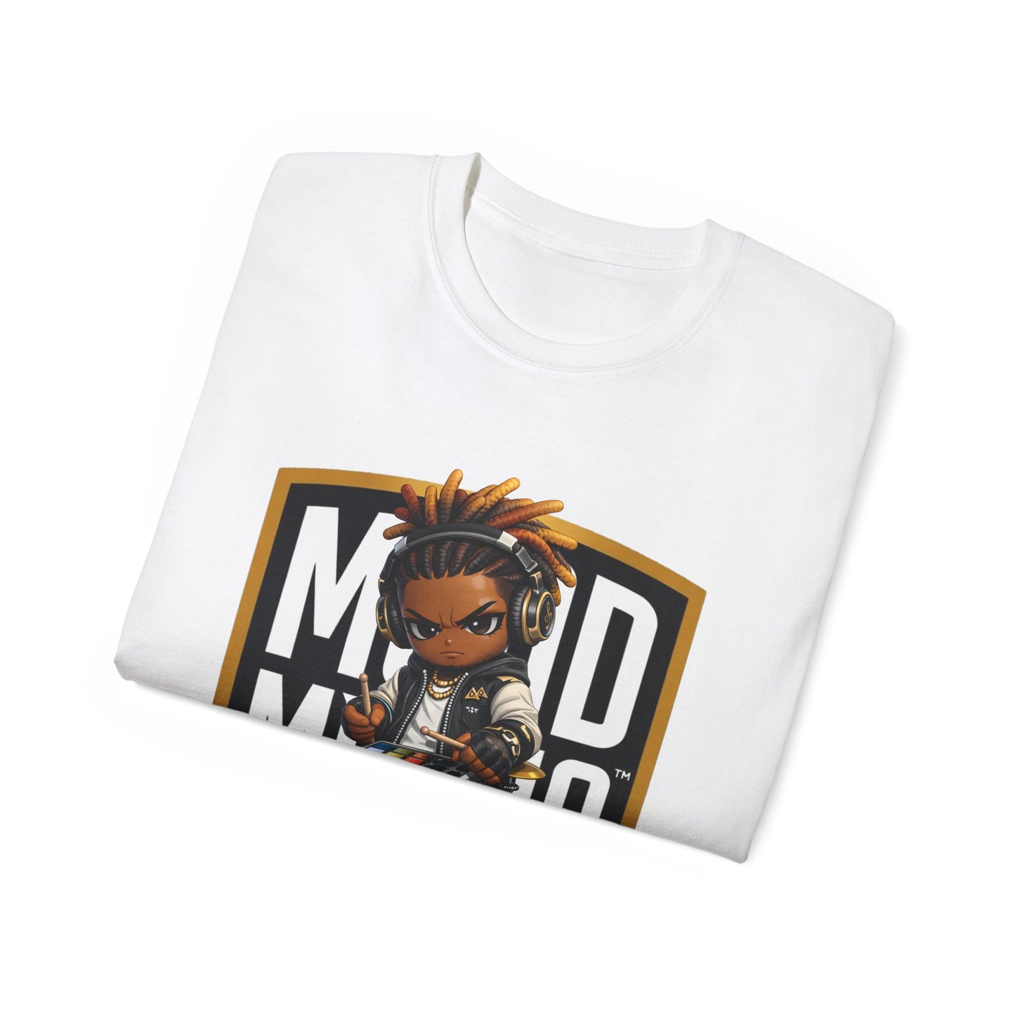 Sol Strata • Sonic Discipline • Mood Militia • T-Shirt • Black Hat Pixels • Unisex