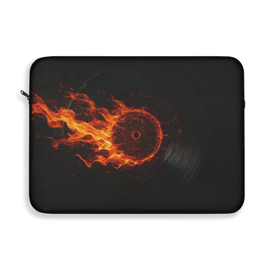 Vinyl Inferno • Single Zipper Laptop Sleeve