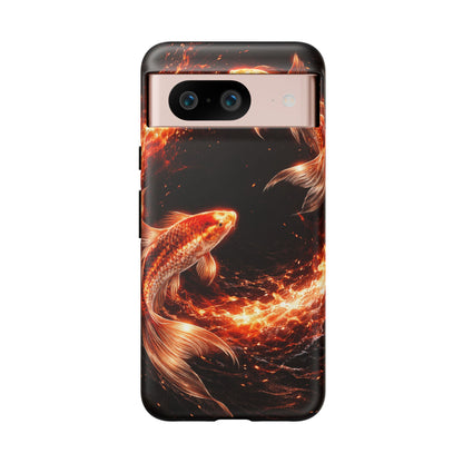 Fire Koi • Google Pixel 8 • Tough Case • Wireless Friendly