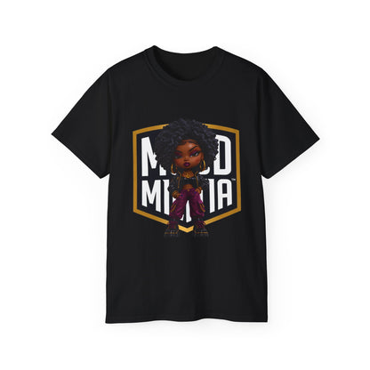 Zaria Noir • Velvet Command • Mood Militia • T-Shirt • Black Hat Pixels • Unisex