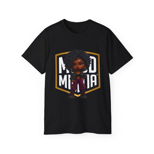 Zaria Noir • Velvet Command • Mood Militia • T-Shirt • Black Hat Pixels • Unisex