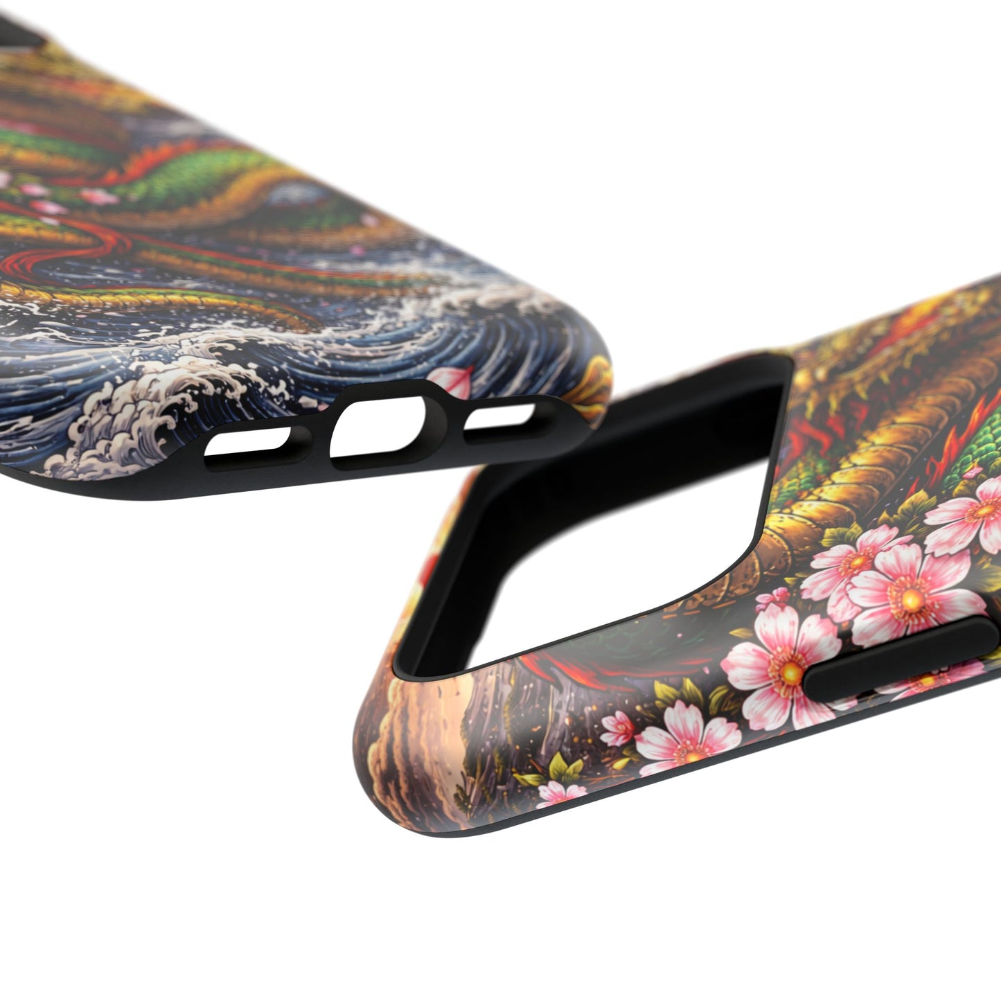 Dragon Oath – Sovereign Flame • Obsidian Irezumi™ • Apple iPhone 17 Pro • MagSafe Tough Case