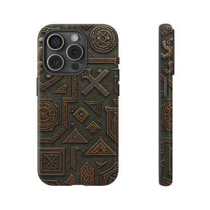 Earth Glyphs • Apple iPhone 15 • MagSafe® Tough Case