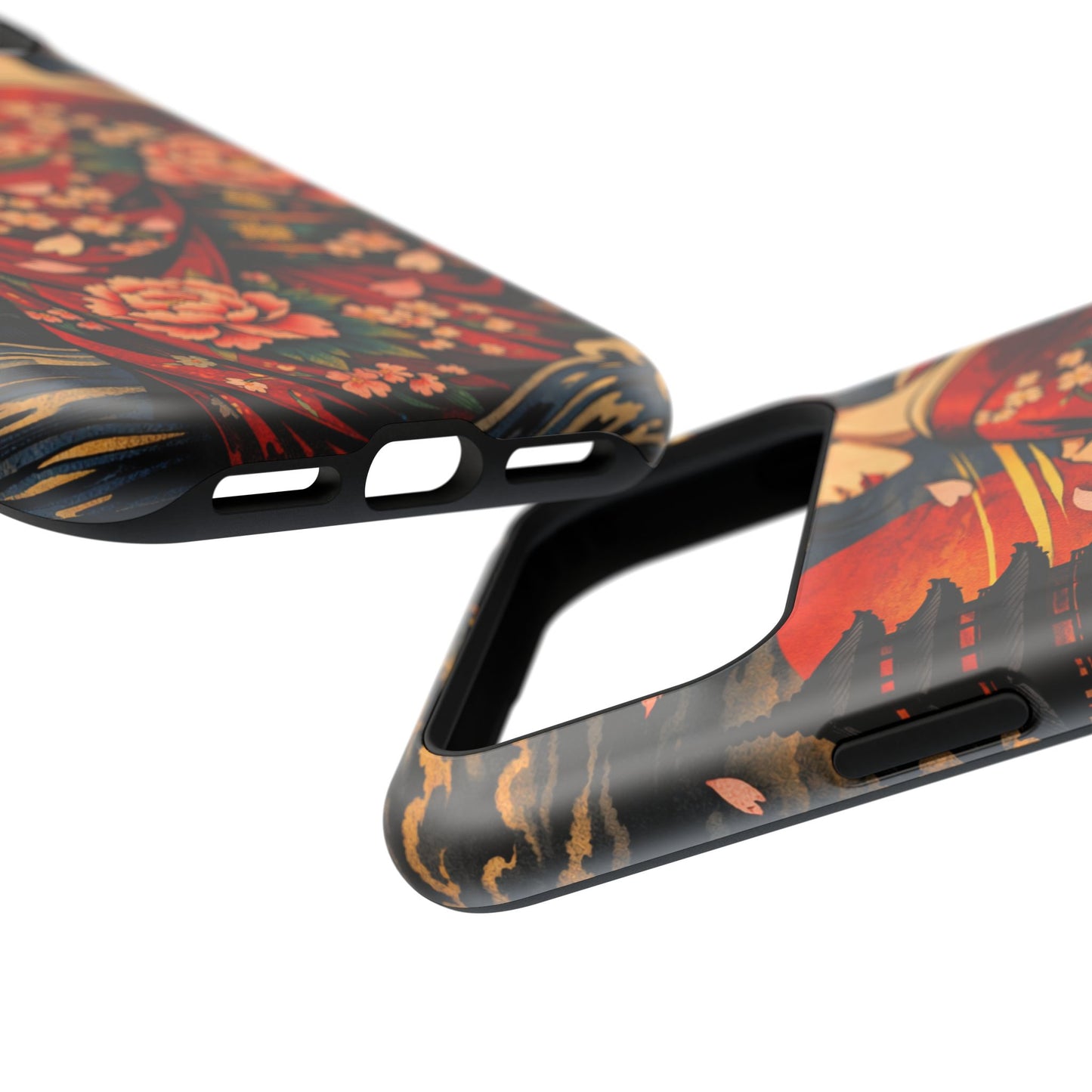 Veiled Grace – Hidden Reckoning • Obsidian Irezumi™ • Apple iPhone 17 Pro • MagSafe Tough Case