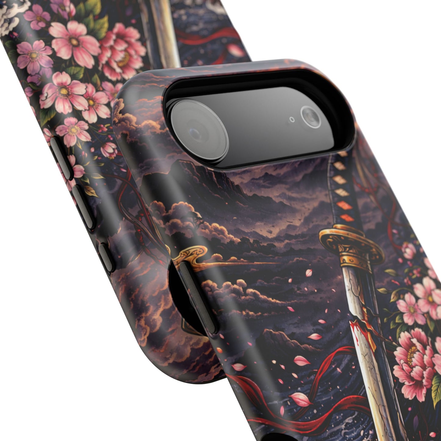 Forged Edge – Fractured Oath • Obsidian Irezumi™ • Apple iPhone 17 Pro • MagSafe Tough Case