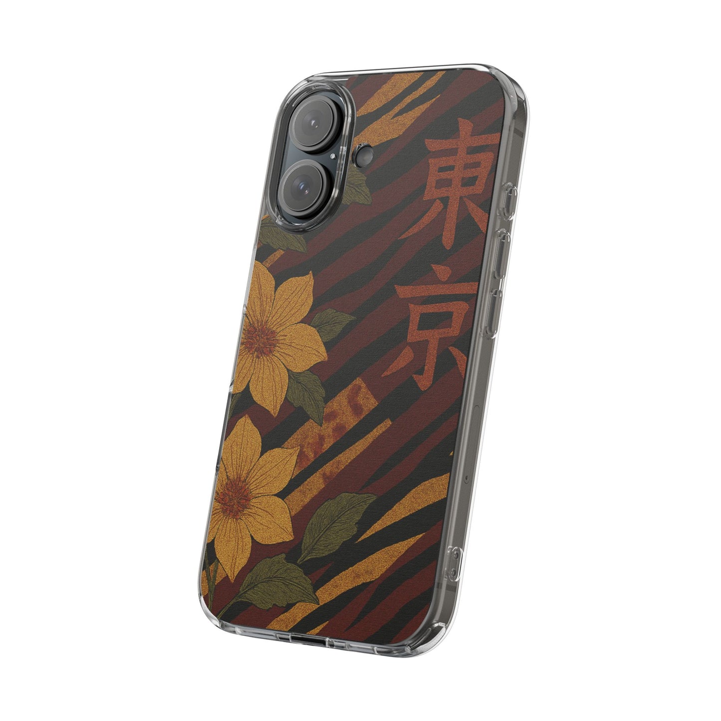 Tiger Petal • Apple iPhone 16 • Clear Case
