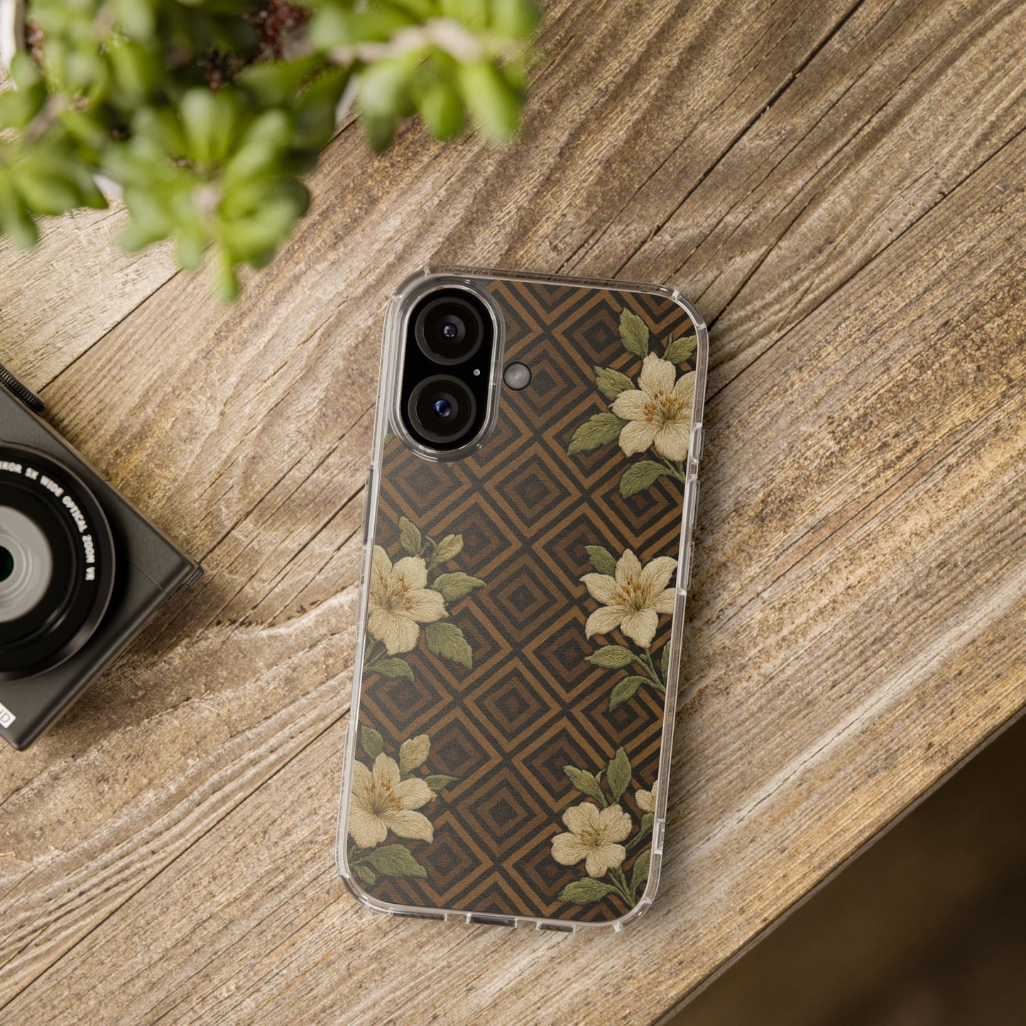 Velvet Bloom • Apple iPhone 16 • Clear Case