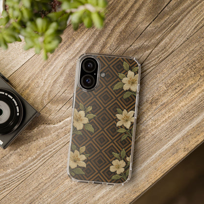 Velvet Bloom • Apple iPhone 16 • Clear Case