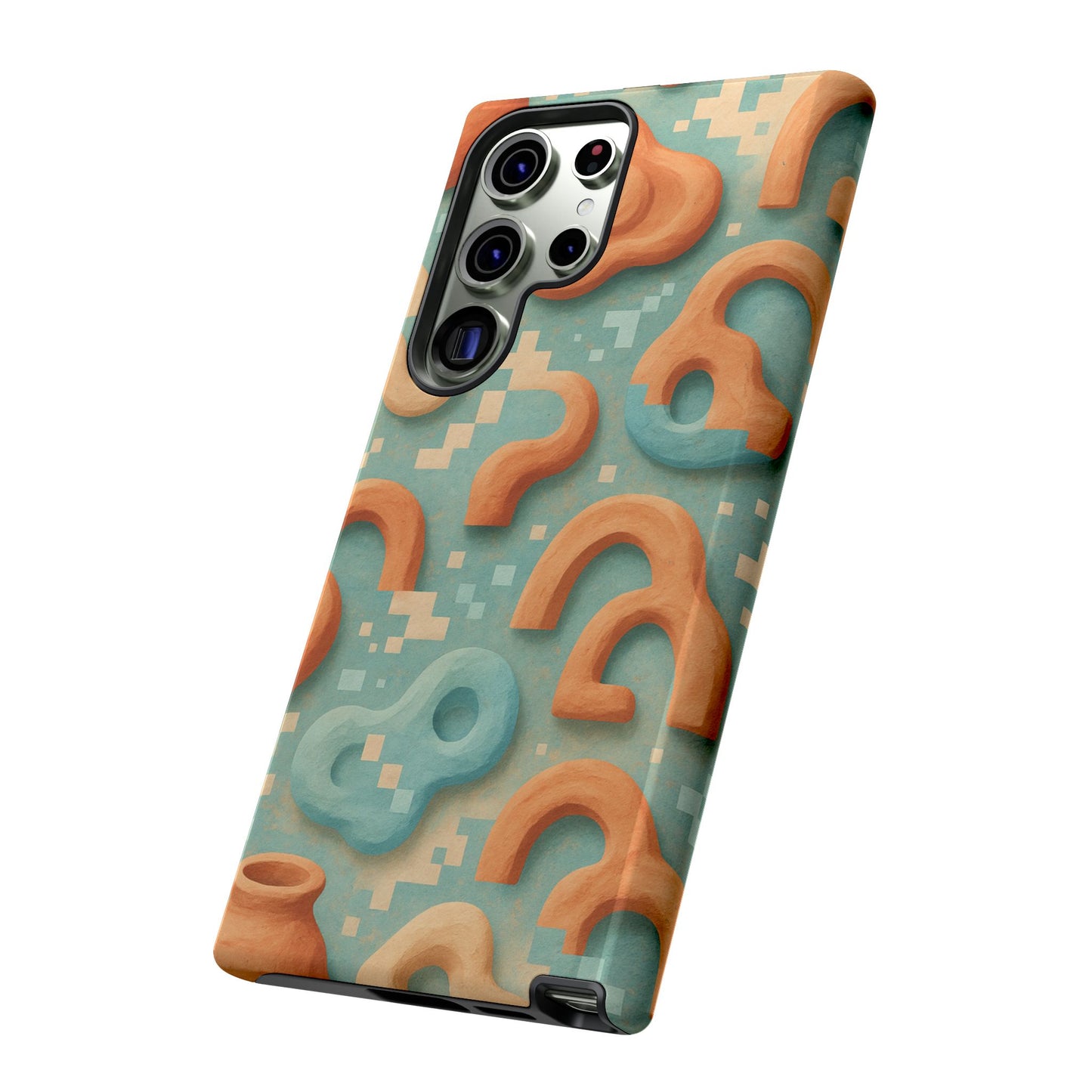 Pixel Clay • Samsung Galaxy S23 • Tough Case • Wireless Friendly