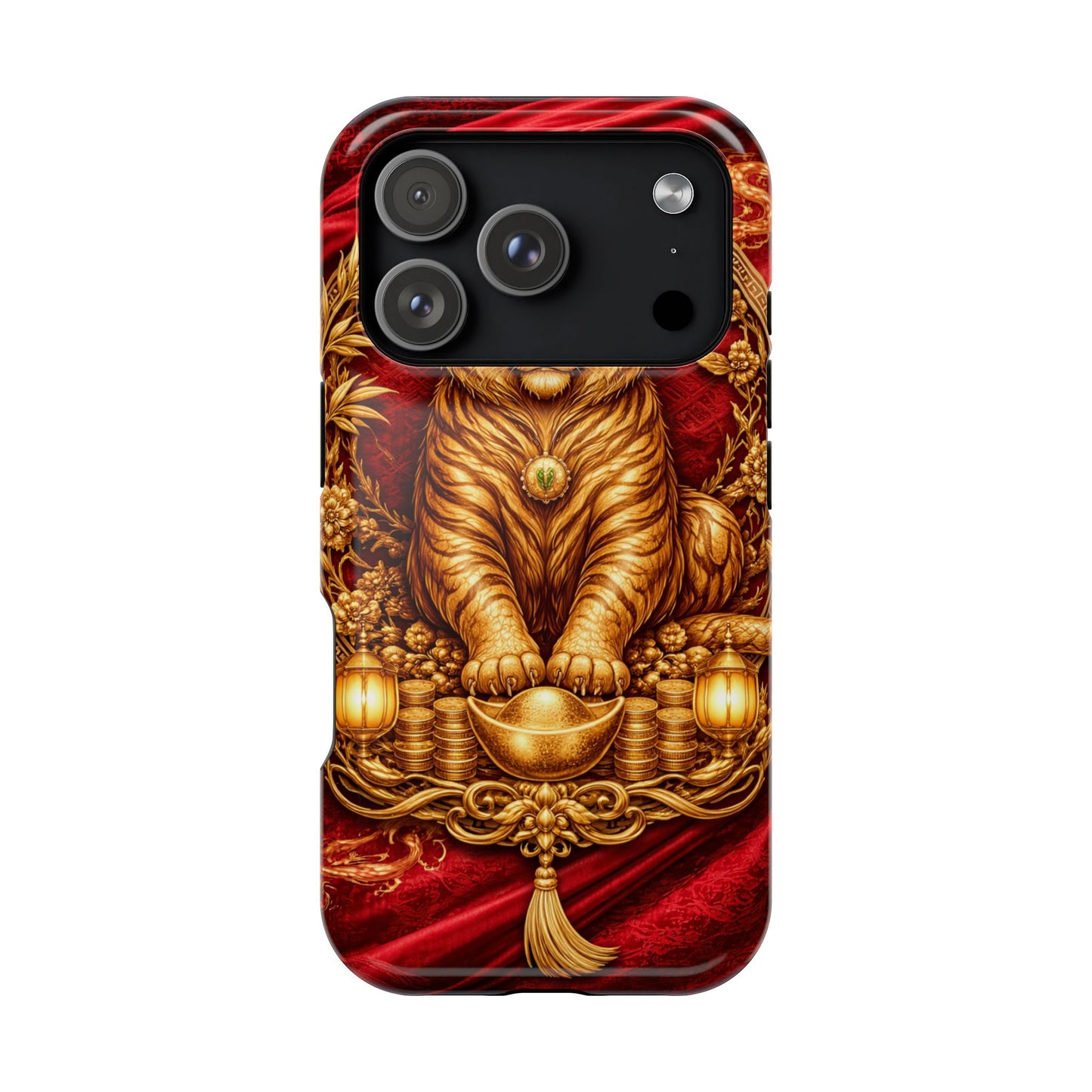 Tiger • Lunar Armor • Imperial Banner • Apple iPhone 17 Pro • MagSafe Tough Case