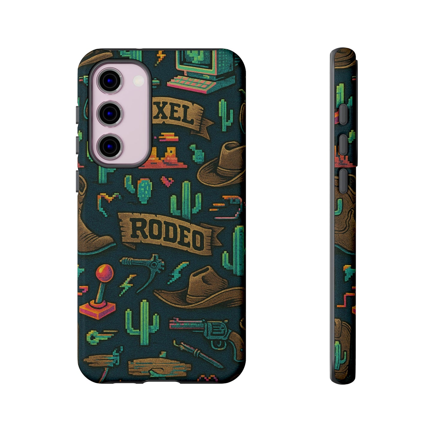 Pixel Rodeo • Samsung Galaxy S23 • Tough Case • Wireless Friendly