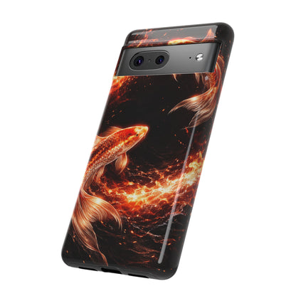 Fire Koi • Google Pixel 7 • Tough Case • Wireless Friendly