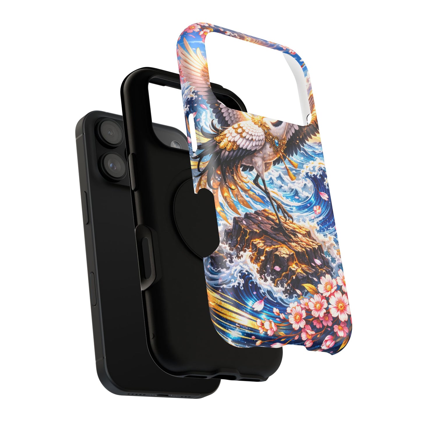 Radiant Ascent – Unbroken Honor • Obsidian Irezumi™ • Apple iPhone 17 Pro • MagSafe Tough Case