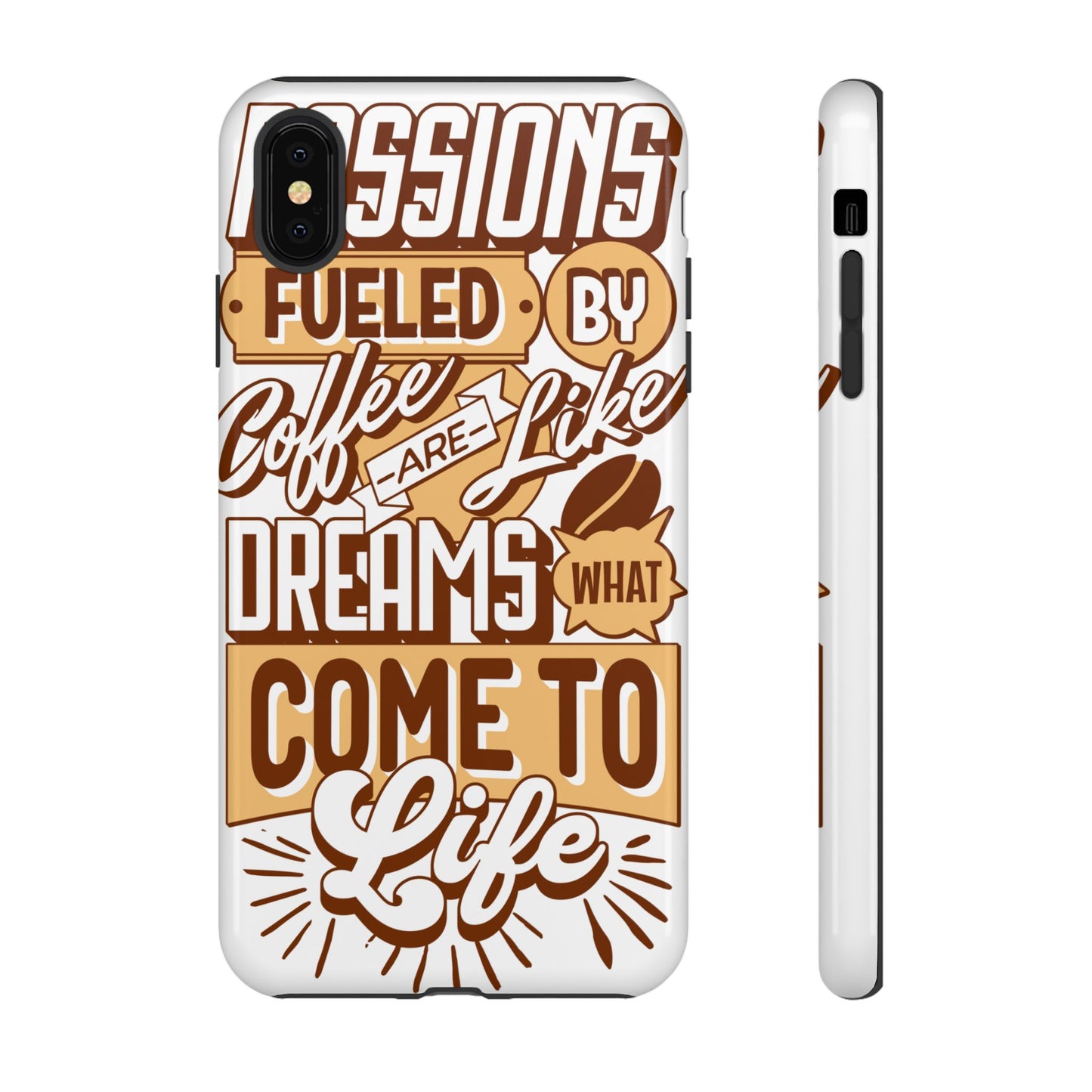 Fueled By Coffee • Apple iPhone X • MagSafe® Tough Case