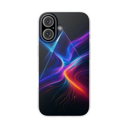 Prism Fracture • Apple iPhone 16 • Flexi Clear Case