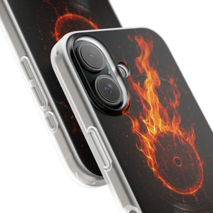 Vinyl Inferno • Apple iPhone 16 • Flexi Clear Case