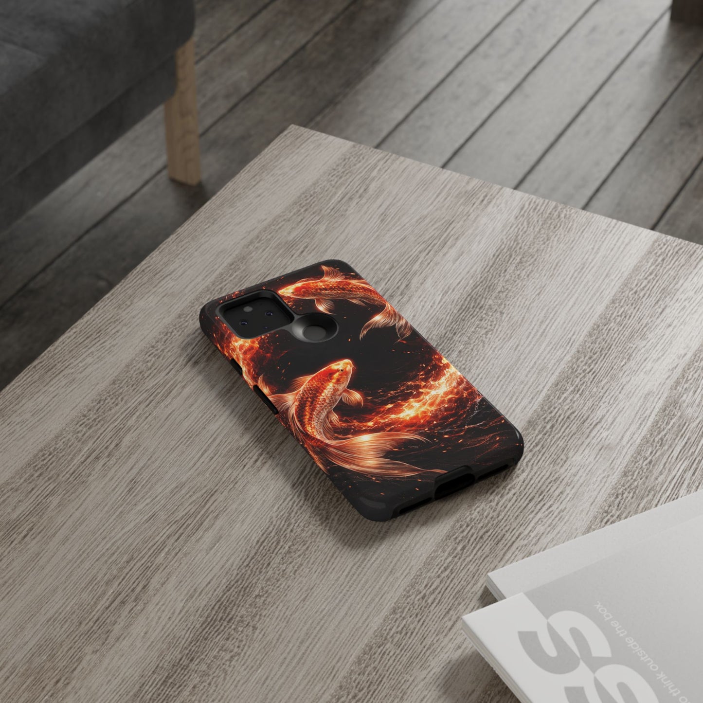 Fire Koi • Google Pixel 5 • Tough Case • Wireless Friendly