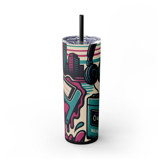 Retro Beats • Skinny Tumbler 20 Oz