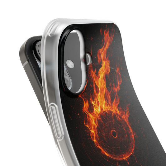 Vinyl Inferno • Apple iPhone 16 • Flexi Clear Case