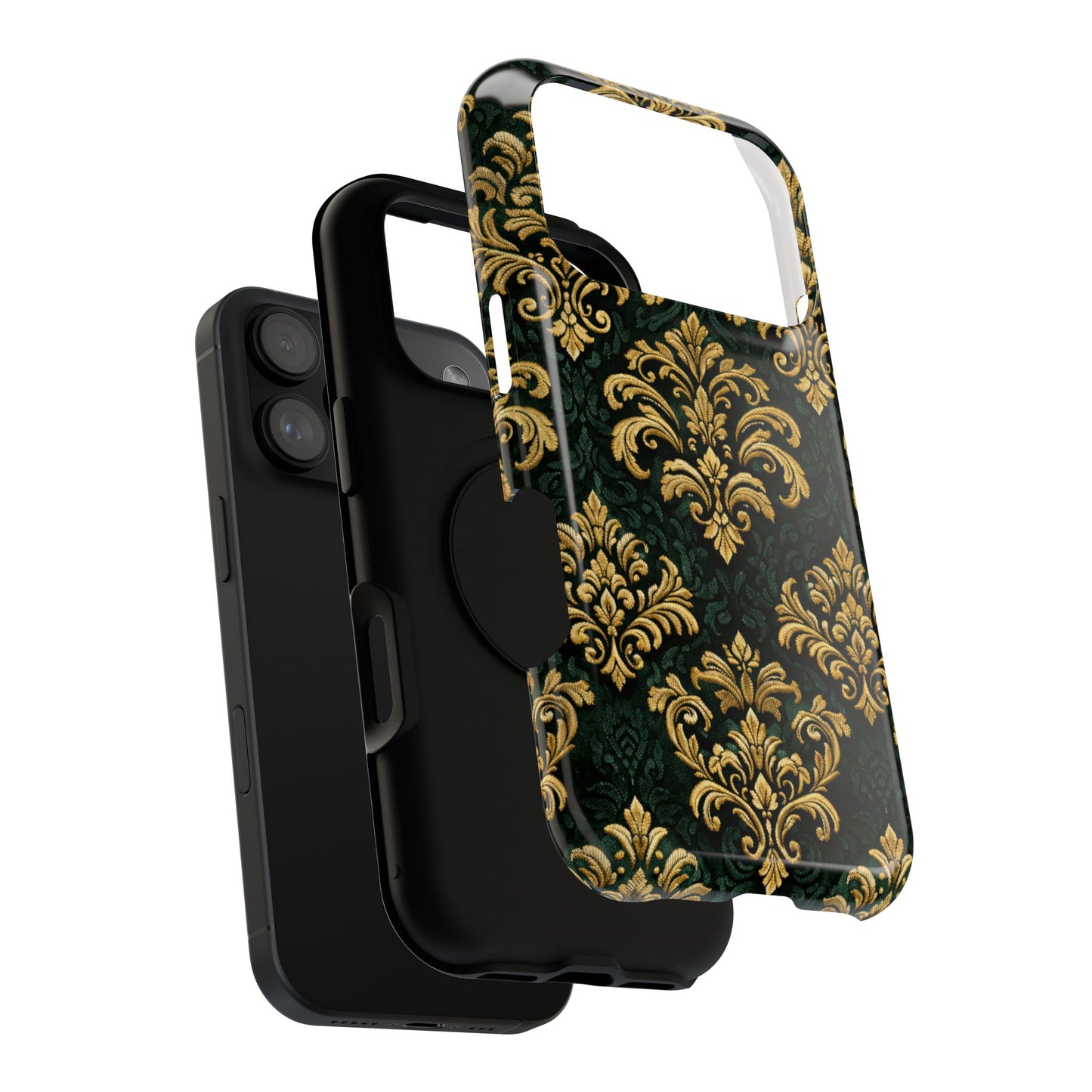 Valmont Atelier • Velvet Dynasty™ Royal Weave • iPhone 17 Pro • Tough Case • MagSafe®