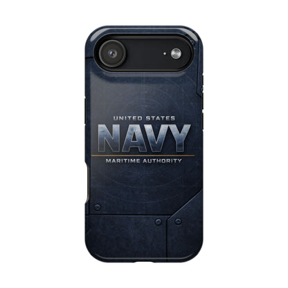Navy • Sentinel Series • Maritime Authority • Apple iPhone 17 Pro • MagSafe Tough Case