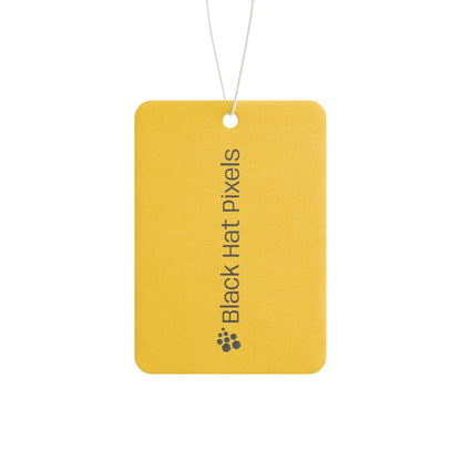 Black Hat Pixels • Car Air Freshener