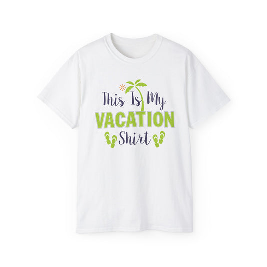 This Is My Vacation Shirt • T-Shirt • Black Hat Pixels • Unisex apparel by Black Hat Pixels
