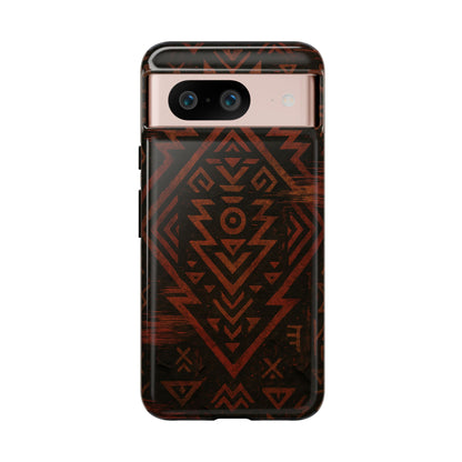 Tribal Glitch • Google Pixel 8 • Tough Case • Wireless Friendly