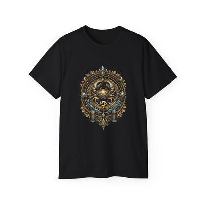 Cancer • Tidal Guard • Elemental Armor • T-shirt • Black Hat Pixels • Unisex