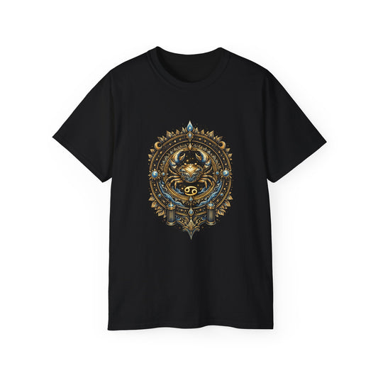 Cancer • Tidal Guard • Elemental Armor • T-shirt • Black Hat Pixels • Unisex