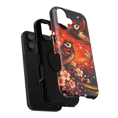 Quiet Witness – Fleeting Mercy • Obsidian Irezumi™ • Apple iPhone 17 Pro • MagSafe Tough Case