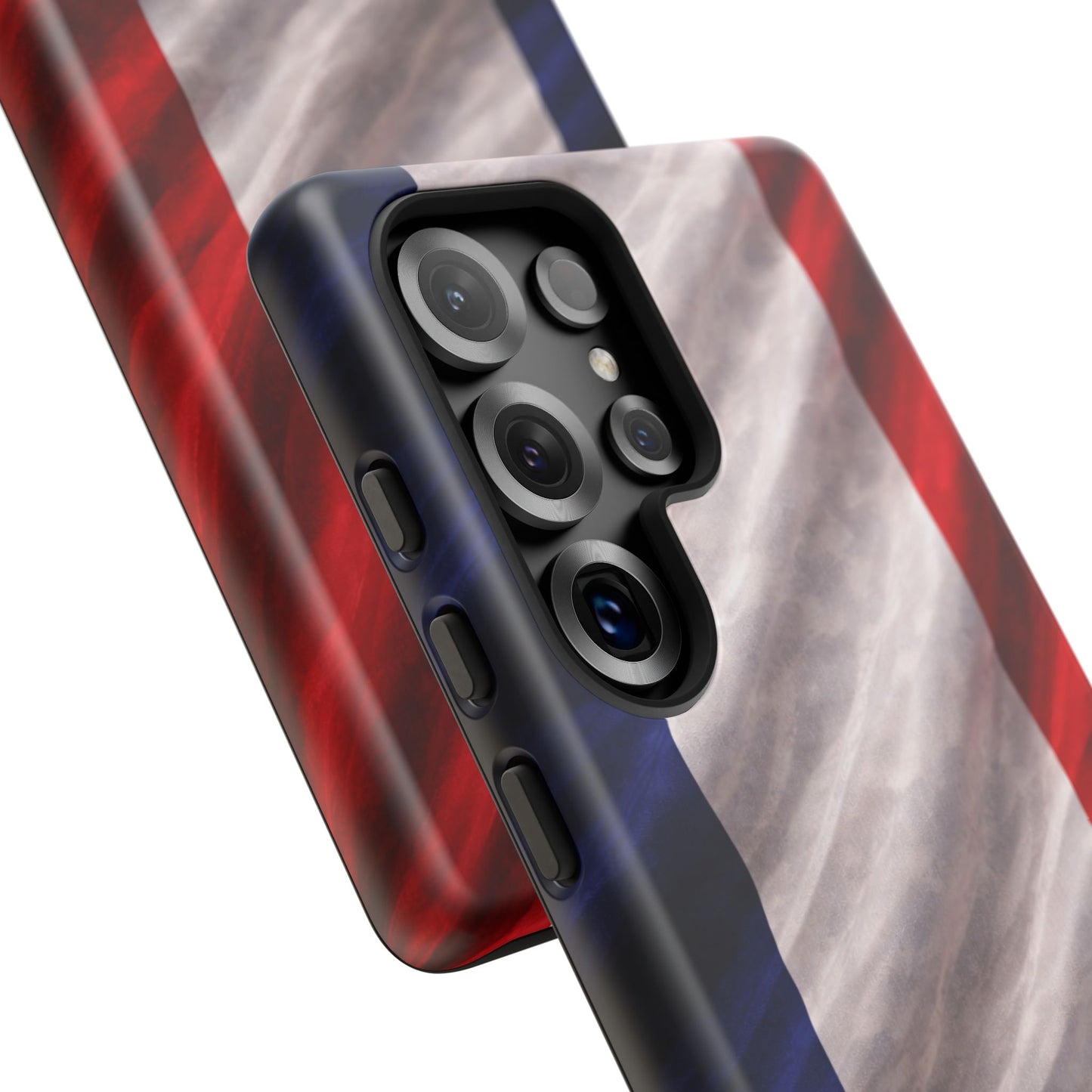 France • Street Sovereign – Tricolore Precision • Samsung Galaxy S25 • Wireless Friendly • Tough Case