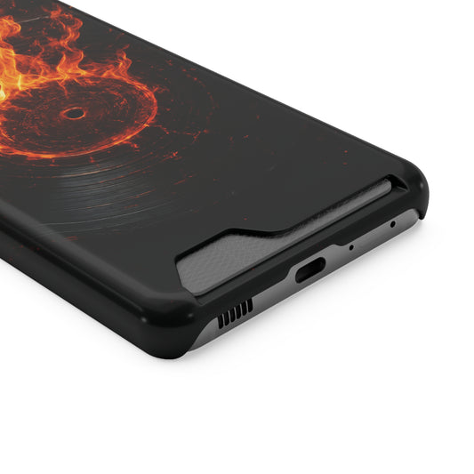 Vinyl Inferno • Samsung Galaxy S21 • MagSafe® Tough Case with Card Holder