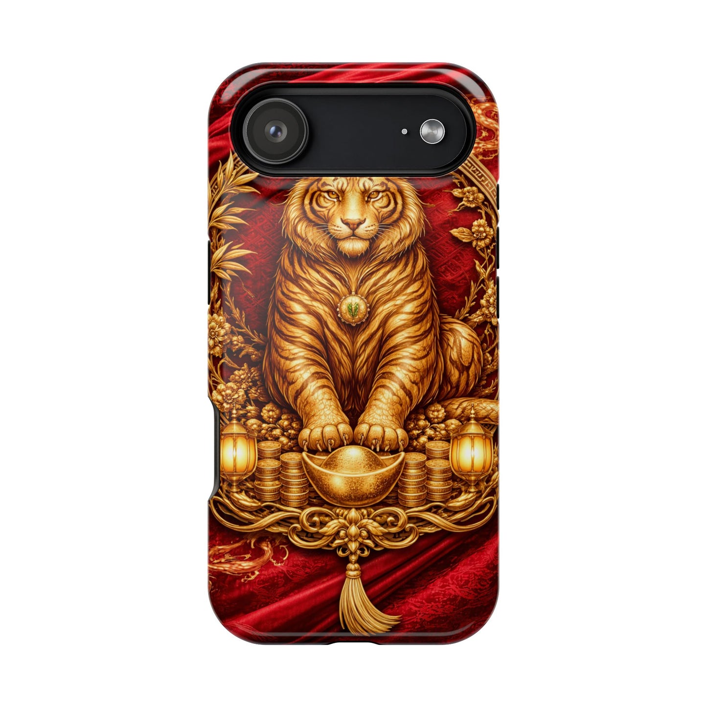 Tiger • Lunar Armor • Imperial Banner • Apple iPhone 17 Pro • MagSafe Tough Case