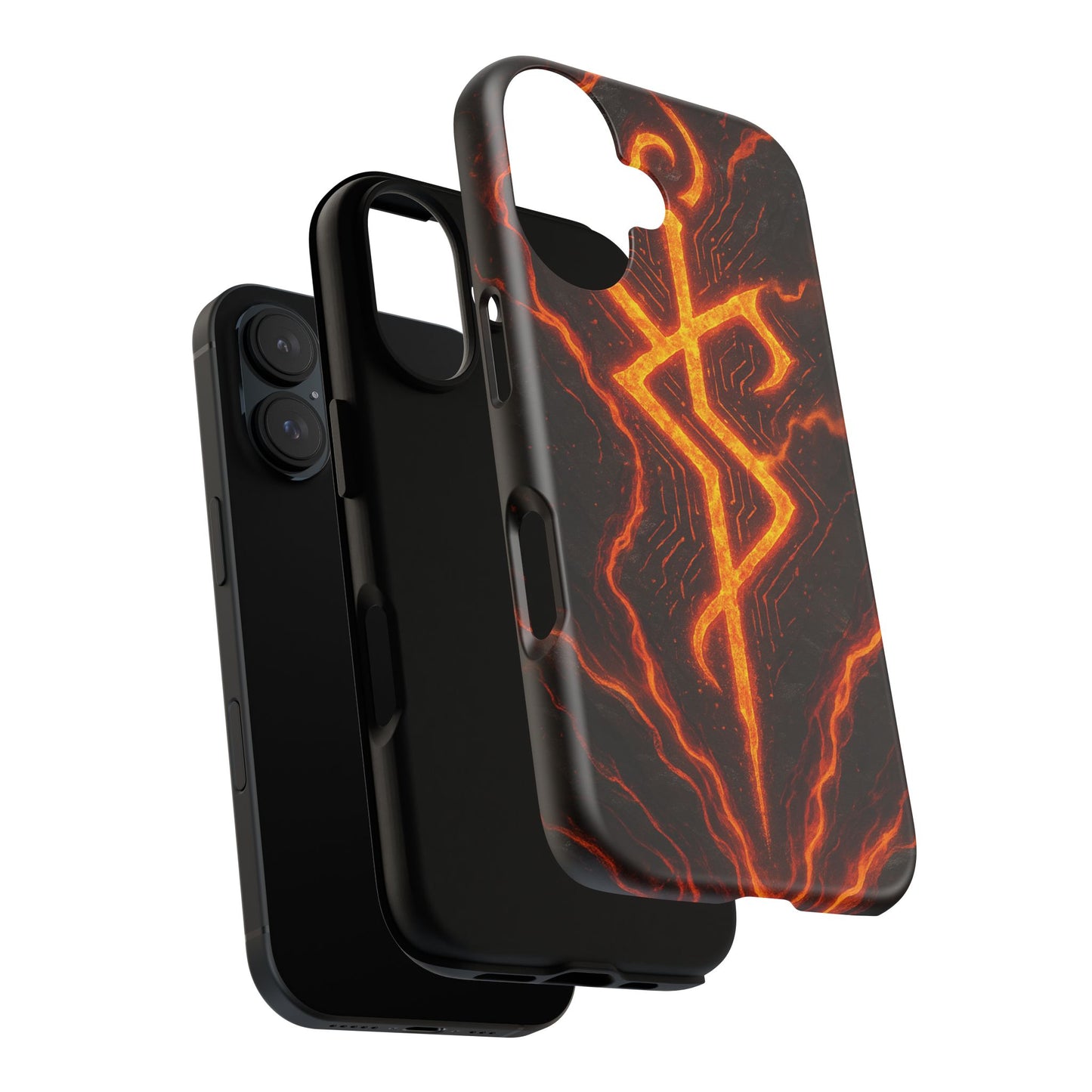 Molten Glyph • Apple iPhone 16 • MagSafe® Magnetic Tough Case